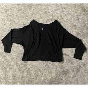 Women’s Old Navy Cardigan Black Size 4x Fall Sweater Q7